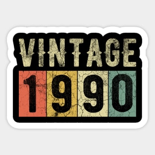 Vintage 1990 Sticker